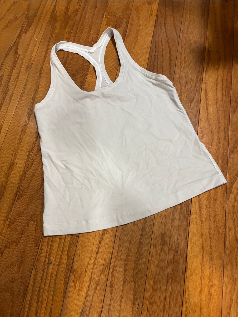 Lululemon Women’s White Racerback active Tank Top